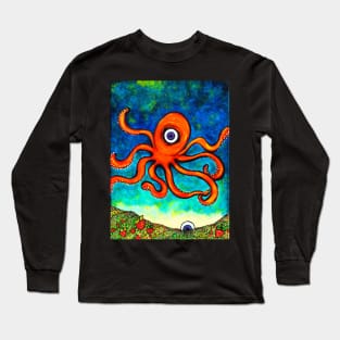 An Octopus's Garden Of Hearts Long Sleeve T-Shirt